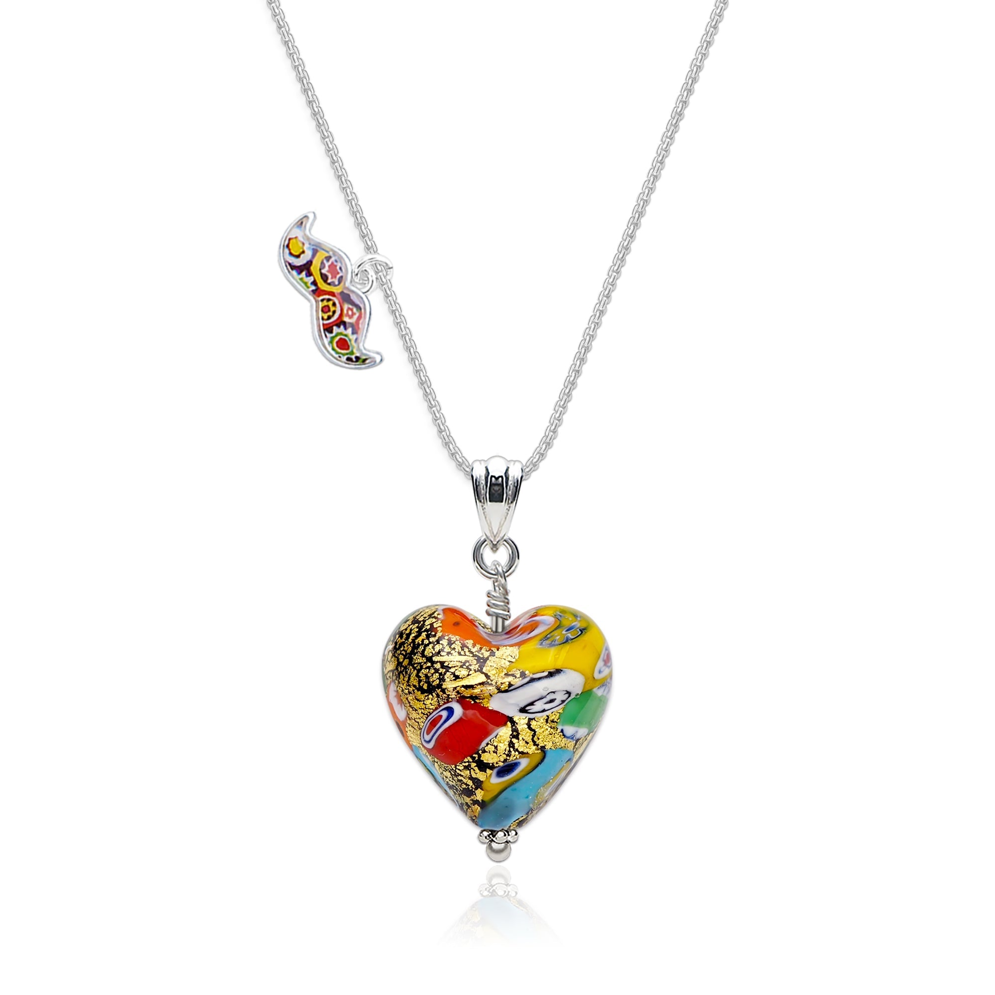 Sterling Silver Classic Heart Locket Pendant Necklace, 19mm pendant, 18  box chain