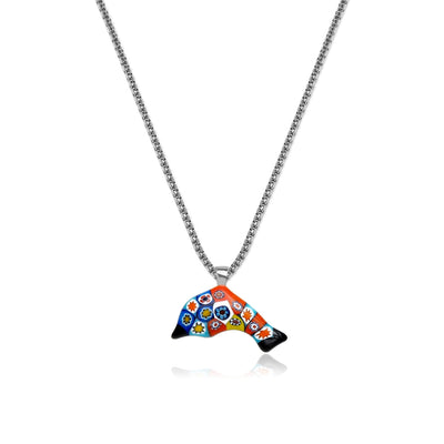 Artylish x Dolphin Necklace - 1mm 925 Sterling Silver - Pendant Necklace