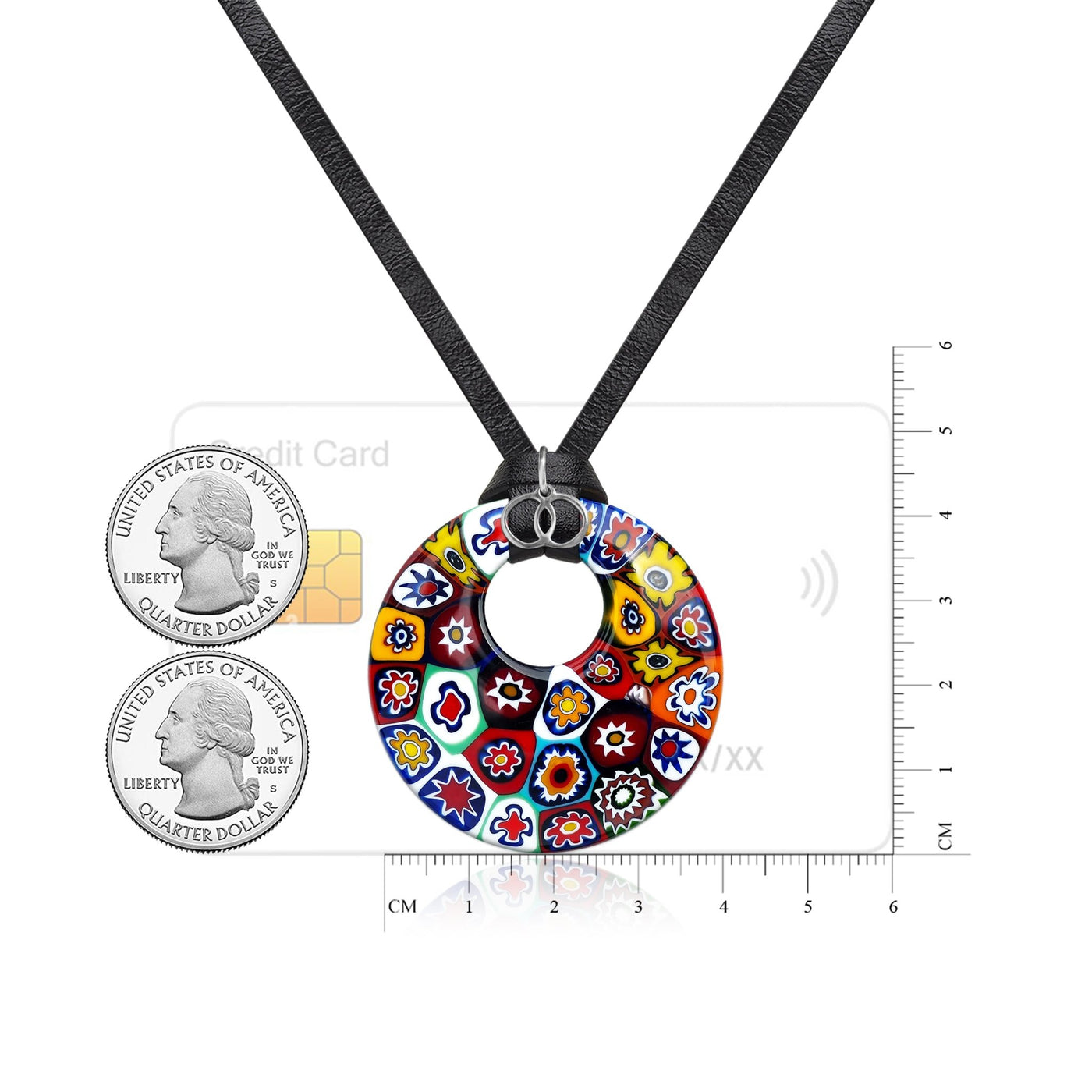 Artylish x Donut Pendant - 2mm 316L Stainless Steel - Pendant Necklace