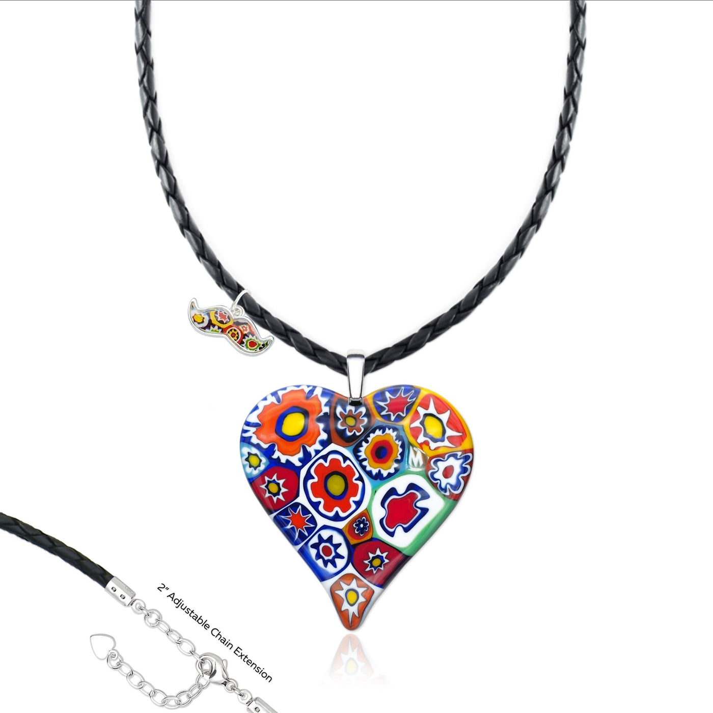 Artylish x Love Large Heart Pendant - 1.2mm 925 Sterling [Free upgrade] - Pendant