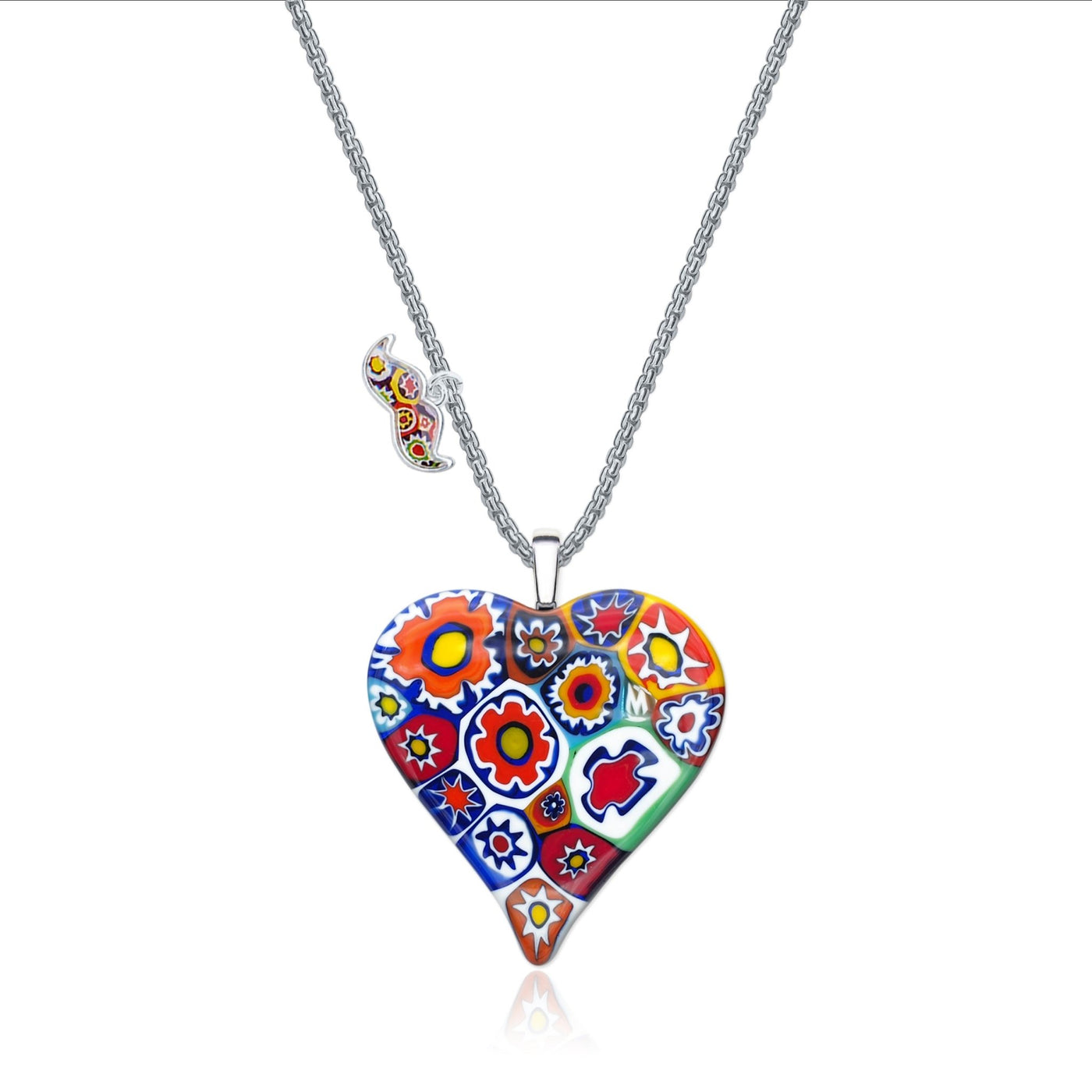 Artylish x Love Large Heart Pendant - 2mm 316L Stainless Steel - Pendant