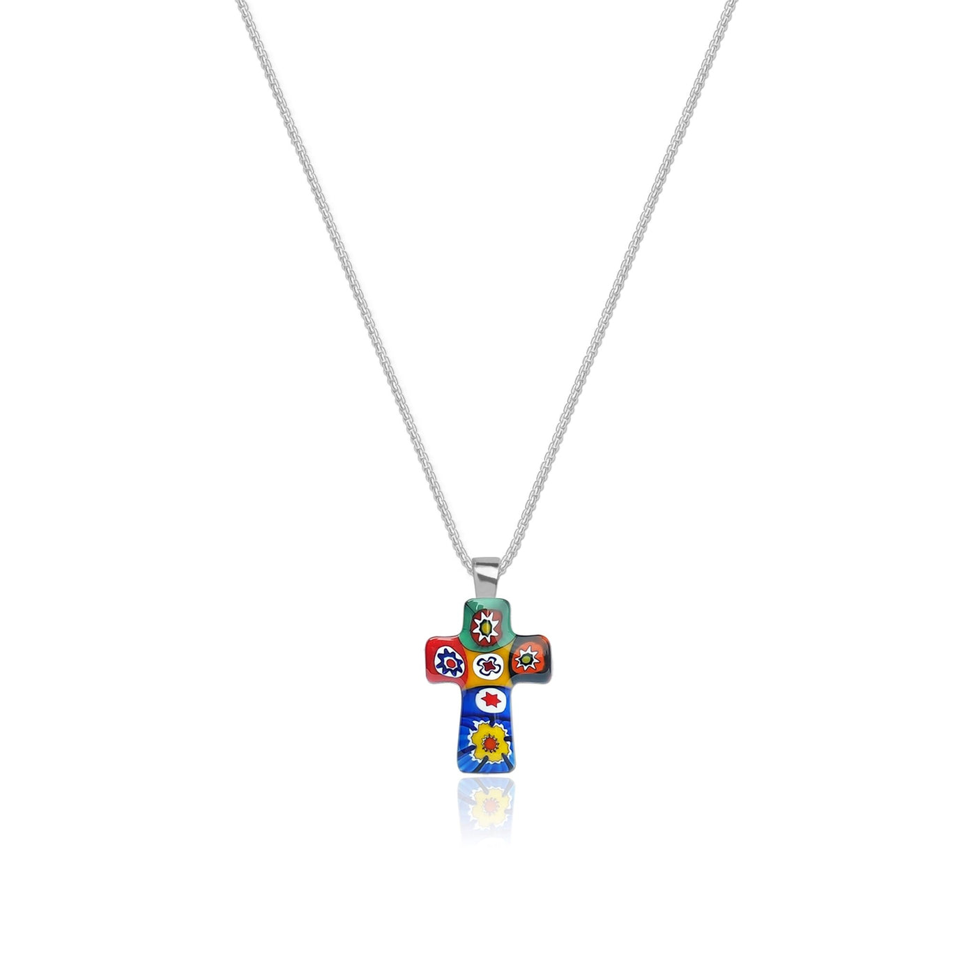 Artylish x Mini Cross Necklace - 1mm 925 Sterling Silver [Free upgrade] - Pendant Necklace