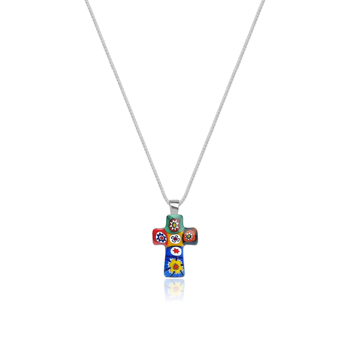 Artylish x Mini Cross Necklace - 1mm 925 Sterling Silver [Free upgrade] - Pendant Necklace