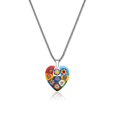 Artylish x Nine in Heart Pendant - 2mm 316L Stainless Steel - Pendant Necklace