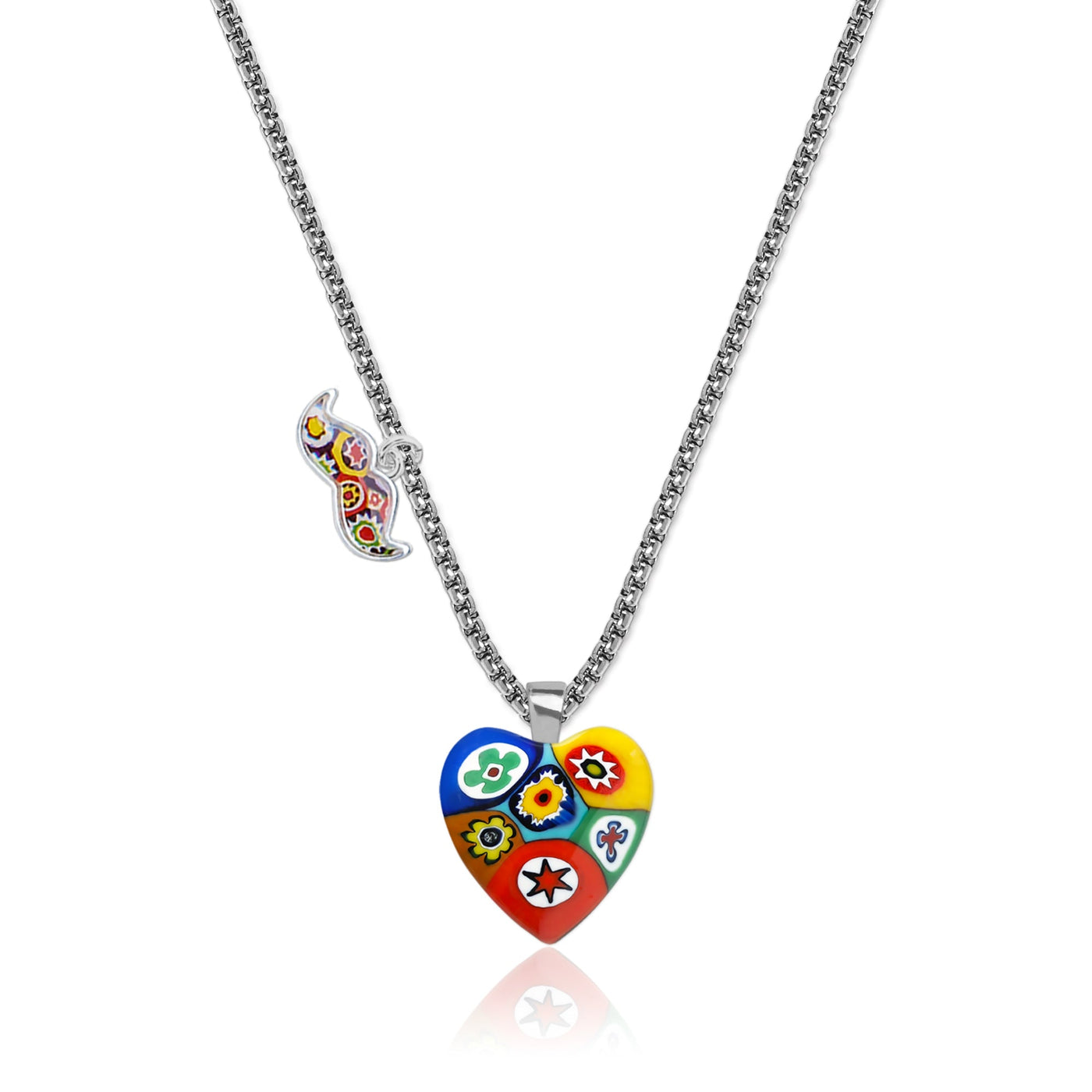 Artylish x Six in Heart Necklace - 1mm 925 Sterling [Free upgrade] - Pendant Necklace