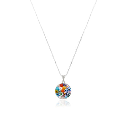 Bouquet in Bloom Necklace - 15mm - Pendant Necklace