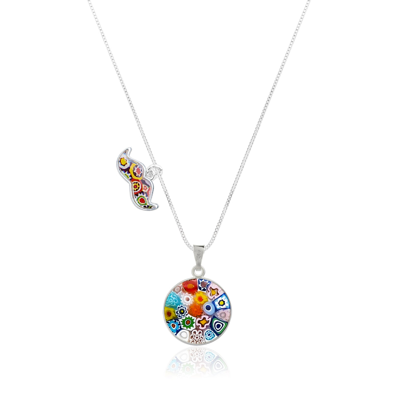 Bouquet in Bloom Necklace - 18mm - Pendant Necklace