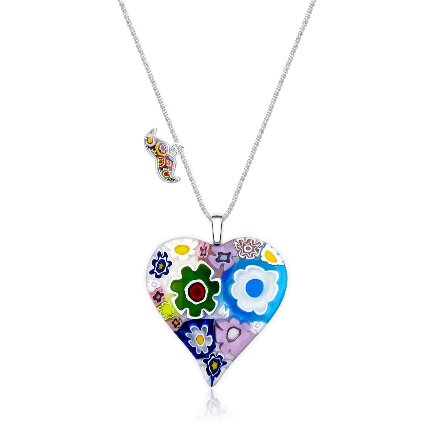 Full of Love Large Heart Pendant - 1.2mm 925 Sterling [Free upgrade] - Pendant