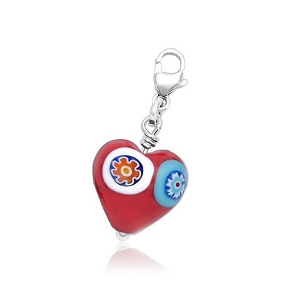 Heart Charm - Red Heart - Charms