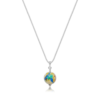 Love in Bloom Small Necklace - 1.2mm 925 Sterling Silver - Pendant Necklace