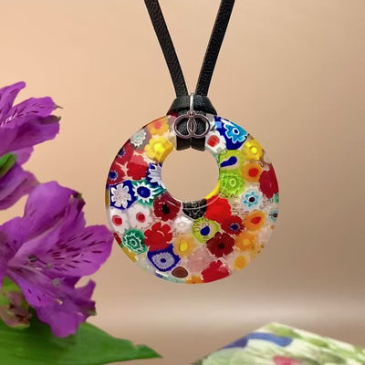 Full Bloom Round Pendant