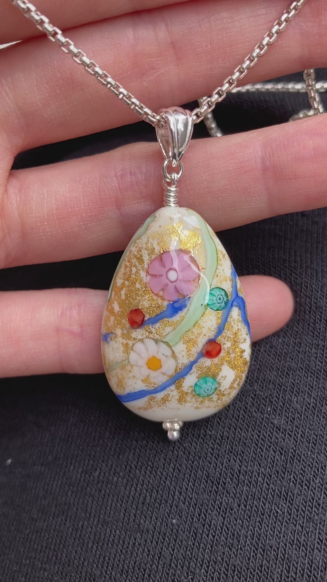 Love in Bloom Vase Pendant