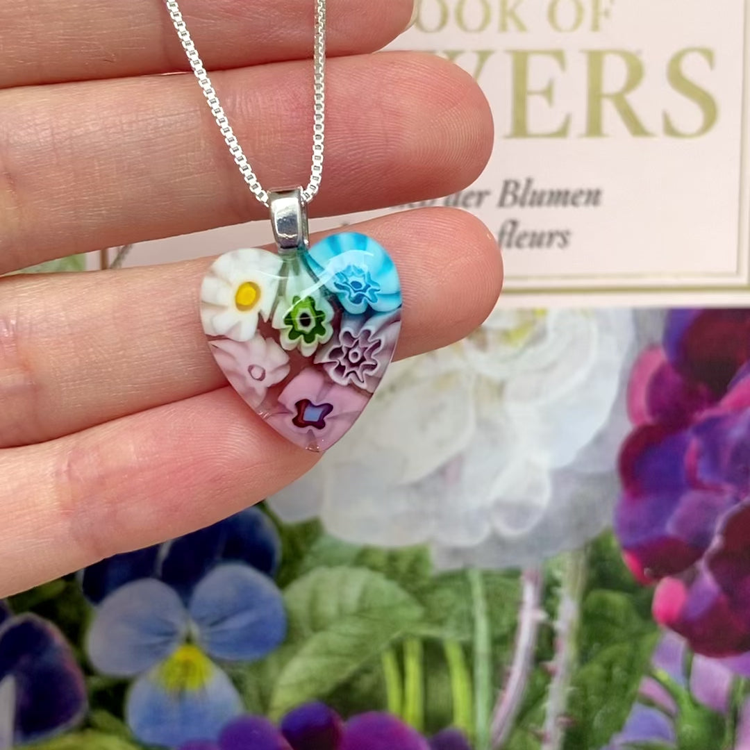 Six in Bloom Heart Necklace