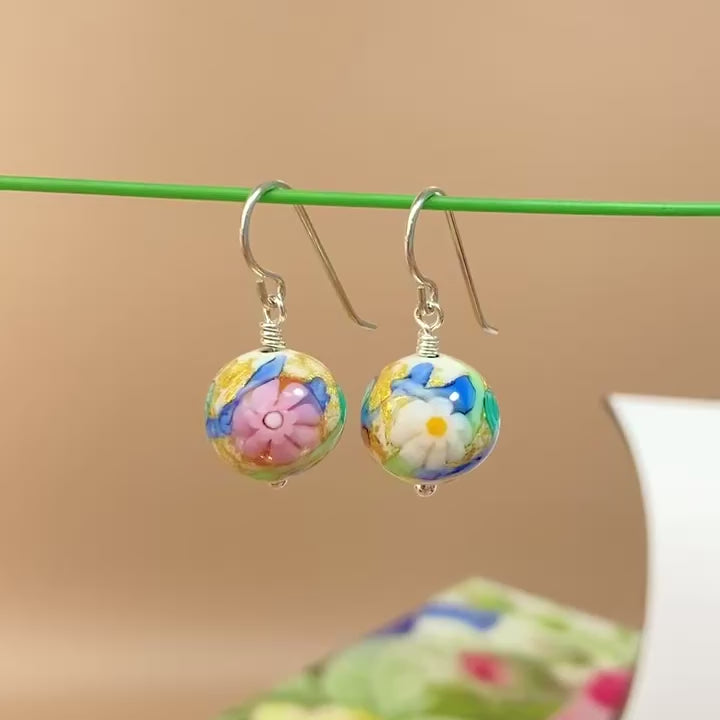 Love in Bloom Round Earrings