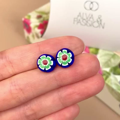 Full Bloom Stud Earrings (10mm)