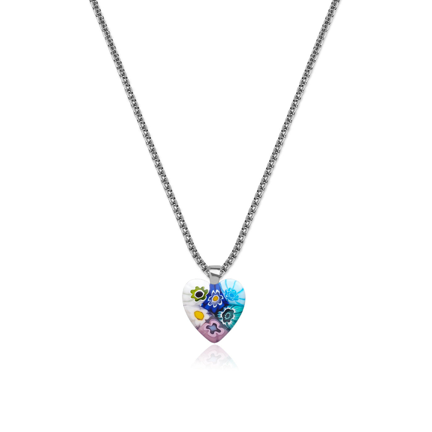 Six in Bloom Heart Necklace