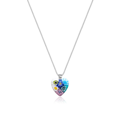 Six in Bloom Heart Necklace