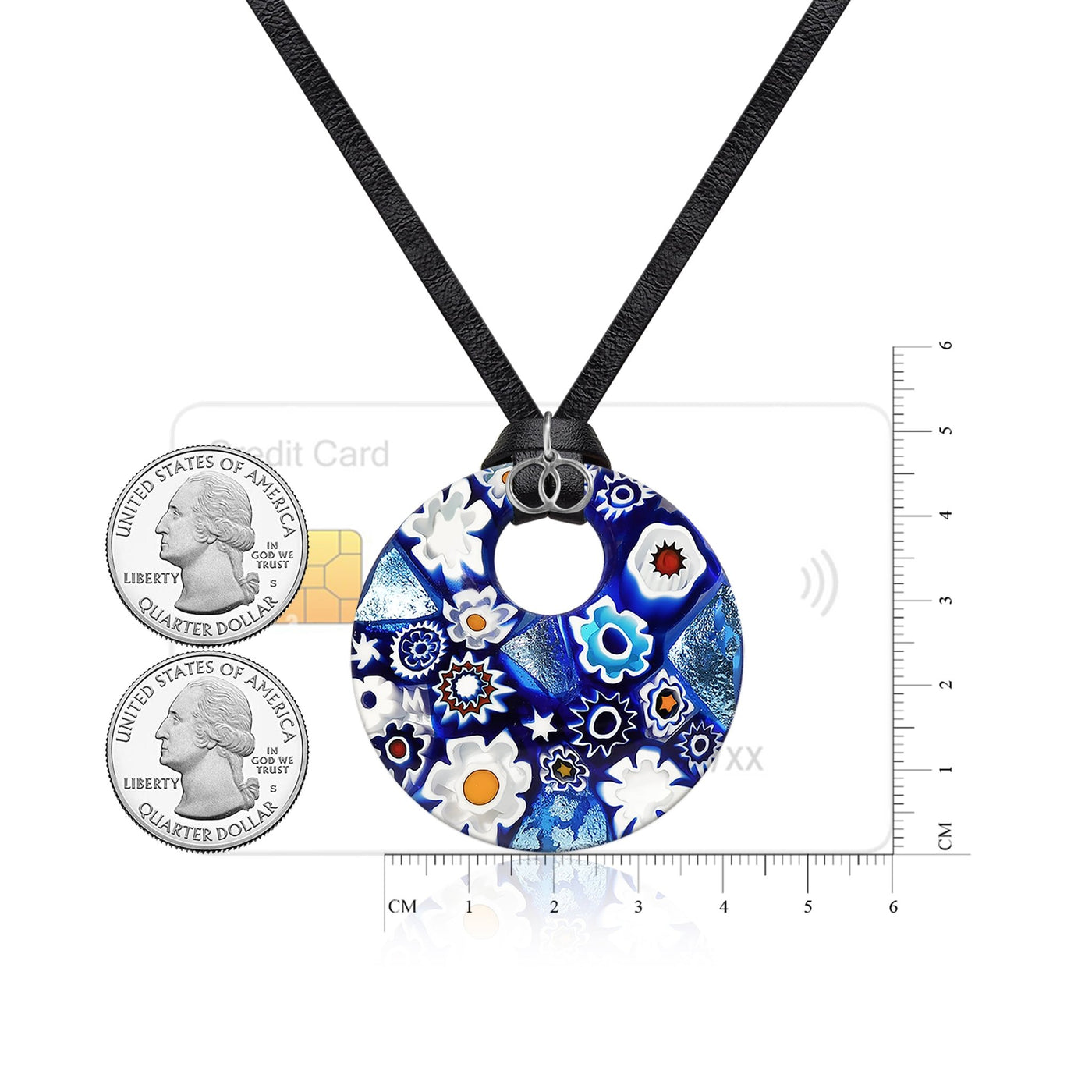 Starry Night Pendant - 20+2 inch - Pendant Necklace