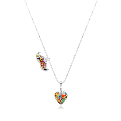 The Kiss Mini Heart Pendant