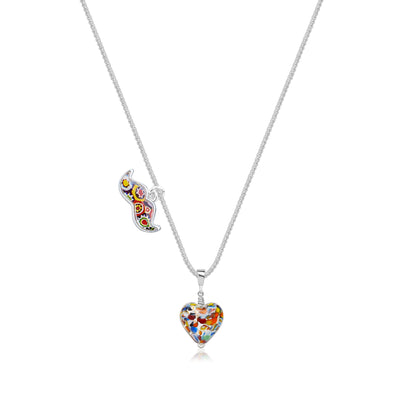 The Kiss Mini Heart Pendant