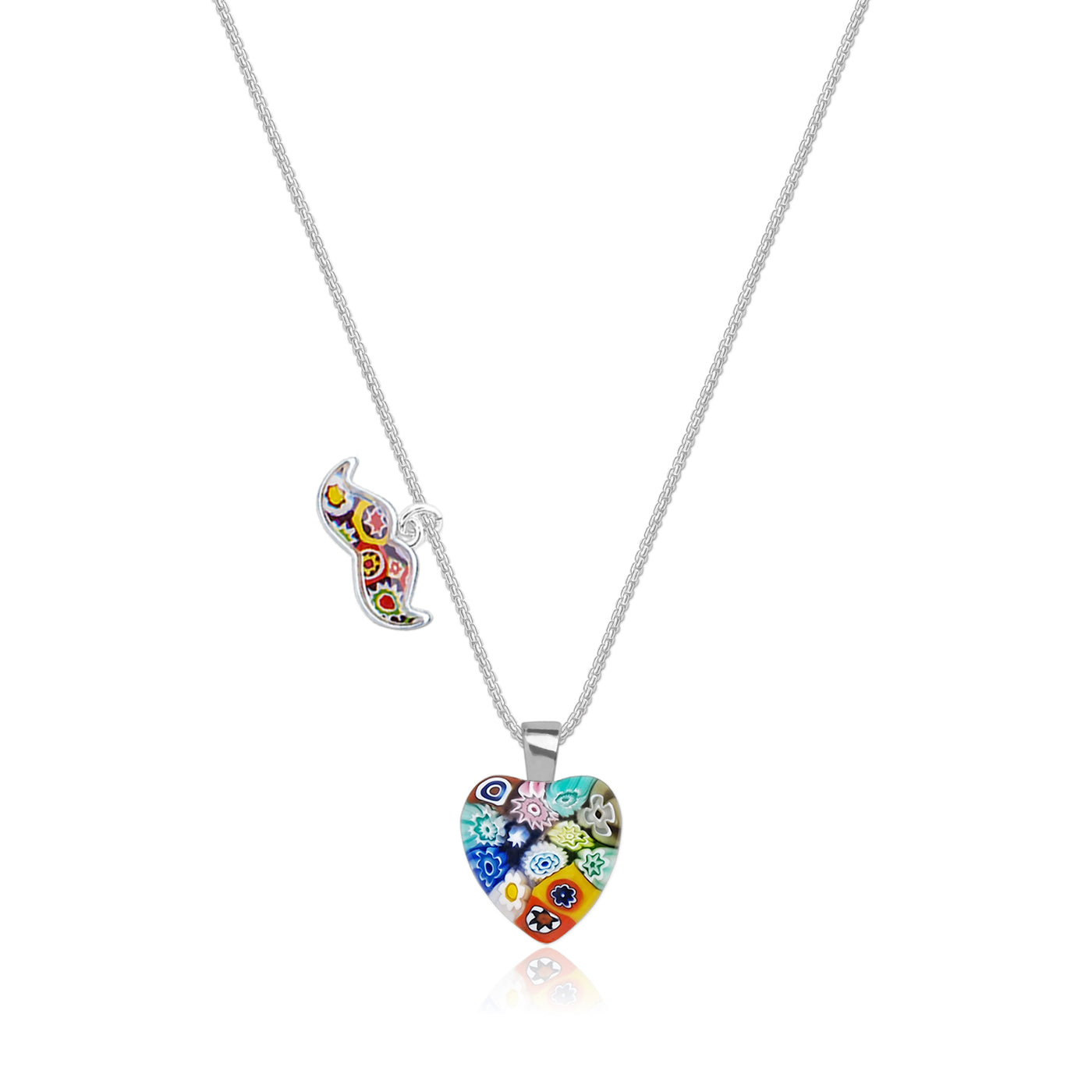 Mini Heart in Bloom Necklace