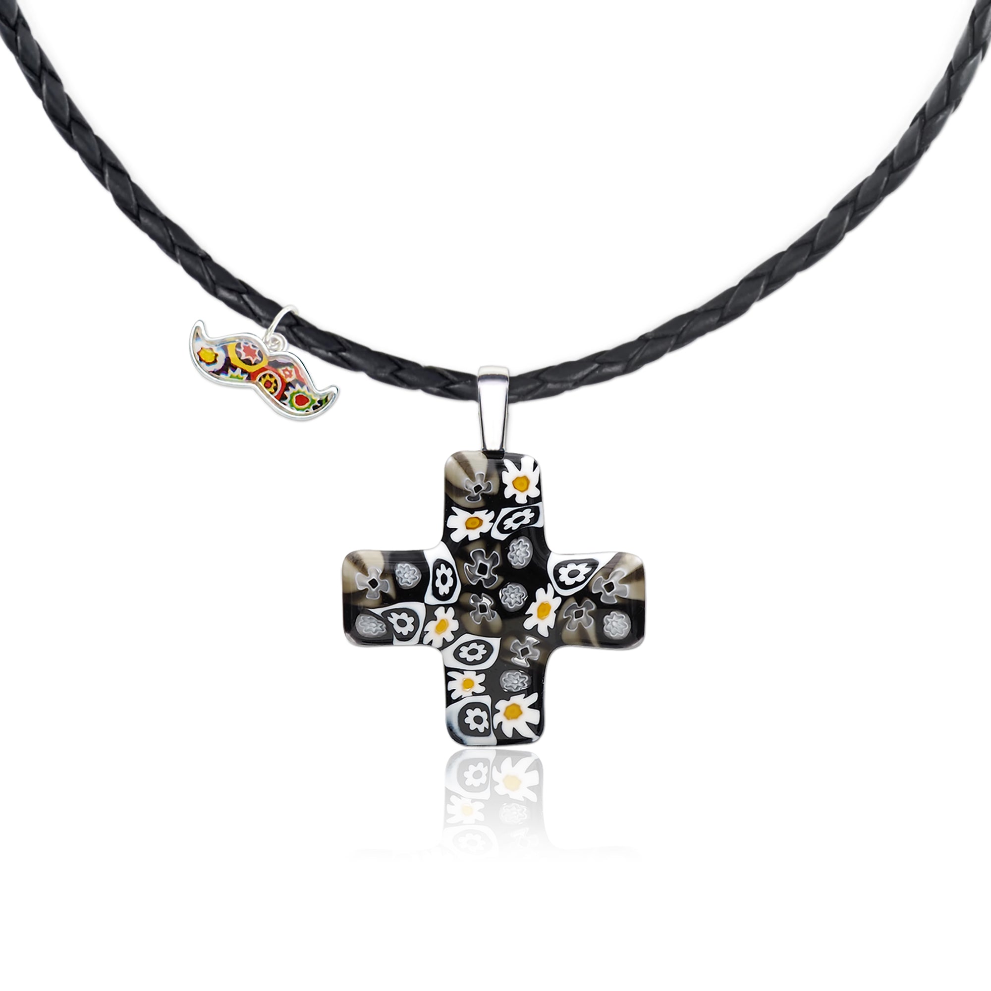 Greek Large Conv Cross Necklace – The Painted Cottage