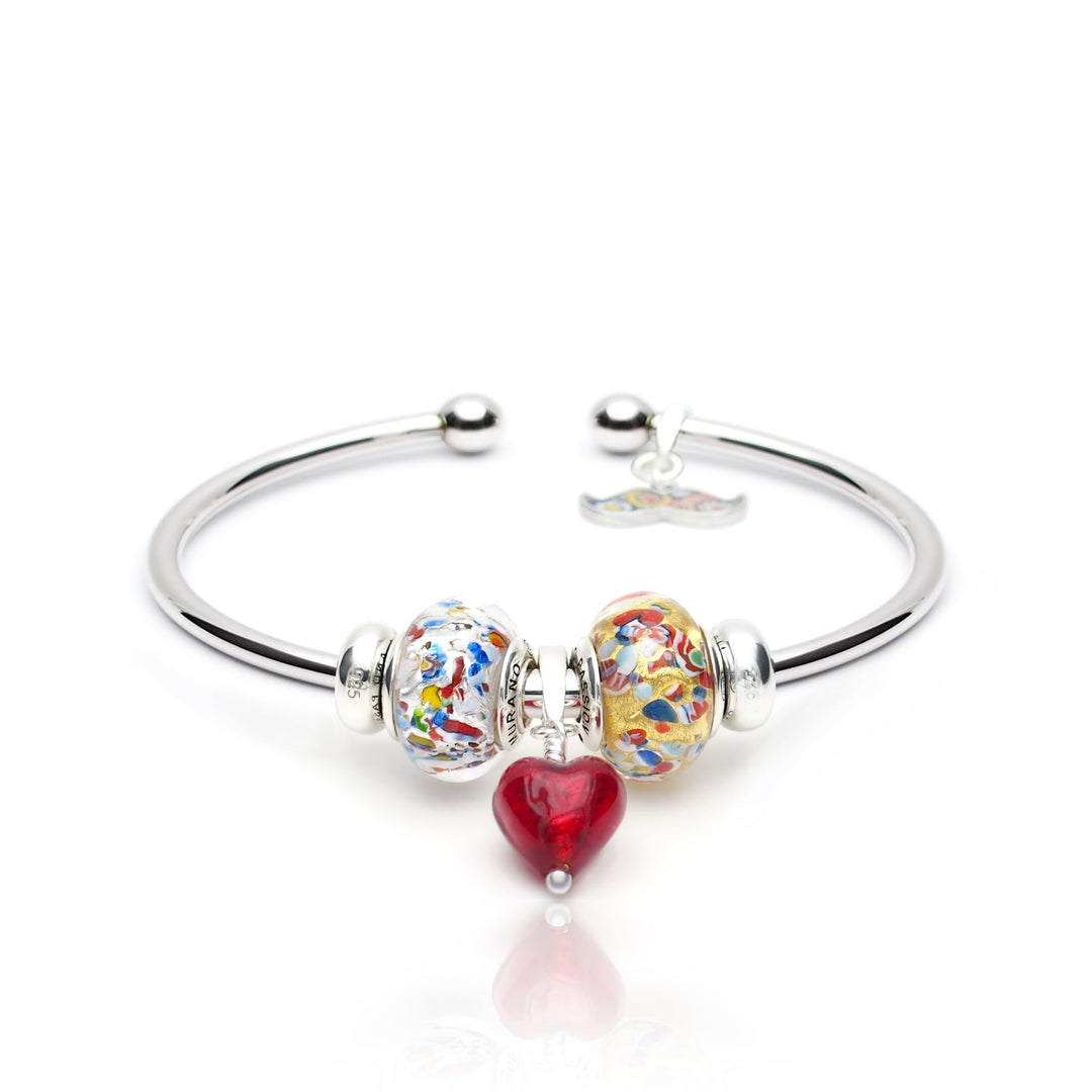 Passion Silver Charm Bracelet